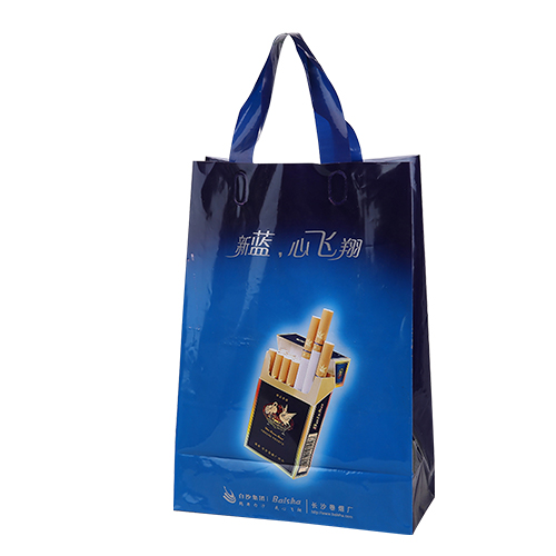 藍(lán)色服裝手提PO包裝袋定做