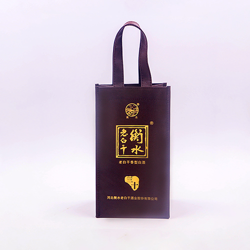 褐色無(wú)紡布手提禮品定做