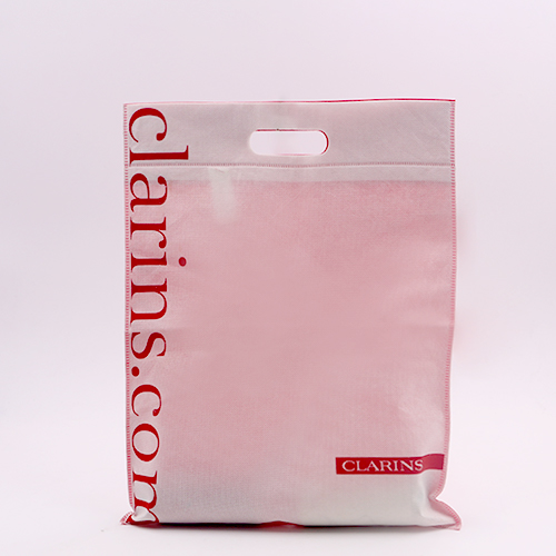 白色平口購(gòu)物無(wú)紡布袋定制