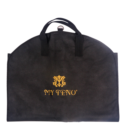 黑色品牌宣傳西裝無(wú)紡布袋訂制