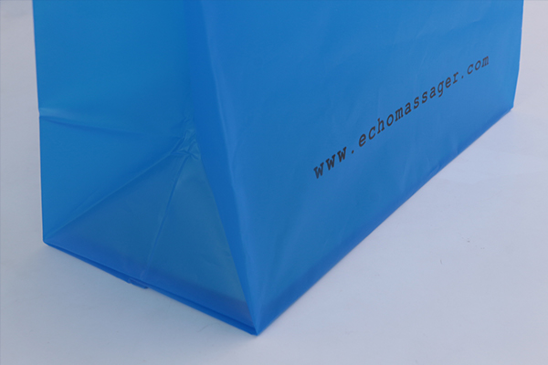 藍色手提PO禮品塑料袋